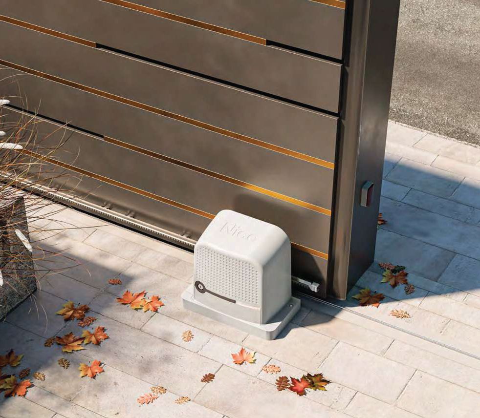 Nice automatic sliding gate